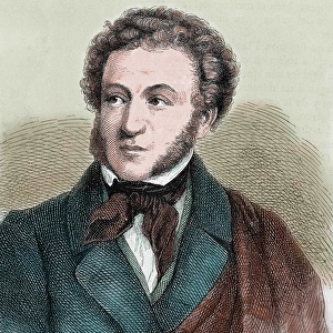 Pushkin, Aleksandr Sergeevic (1799-1837). Russian poet