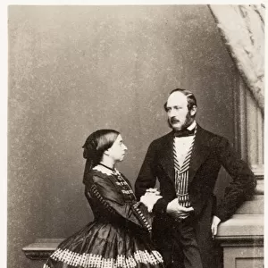 Queen Victoria, with her husband, Prince Albert