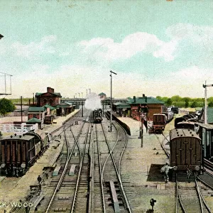 The Railway Station & Signal Box, Paddock Wood, Kent