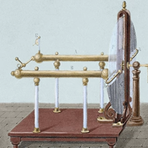 Ramsden electric machine designed by Jesse Ramsden (1735-18