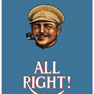 Recruitment poster, The Army of Todays All Right
