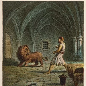Richard I Fights Lion