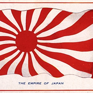 The Rising Sun flag of the Empire of Japan
