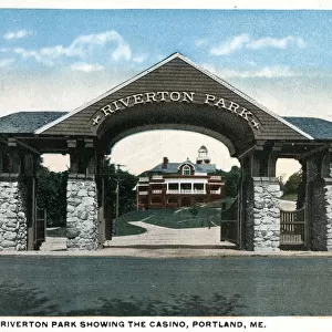 Riverton Park and Casino, Portland, Maine, USA