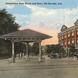 Rockafellow Bath House and Hotel, Hot Springs, Arkansas, USA