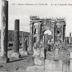 Roman site of Timgud - Algeria - Arch of Trajan