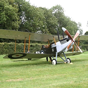 Royal Aircraft Factory RE 8 with Snipe - Photo by Hugh
