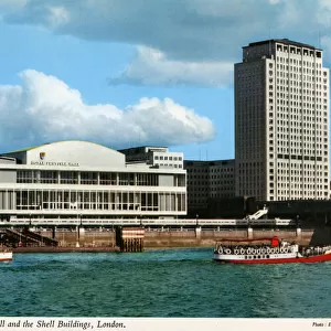 The Royal Festival Hall and the Shell Buildings, London
