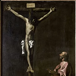 Saint Luke Painting the Crucifixion, by Zurbaran