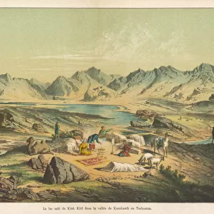 Salt Lake of Kiuk Kiol, Karakasch, Turkestan