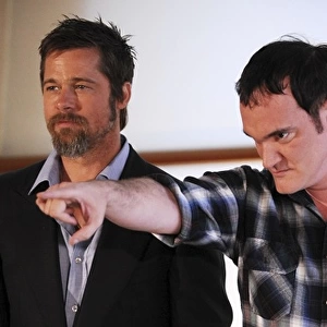 San SebastiᮮFestival 2009. B. Pitt and Q. Tarantino