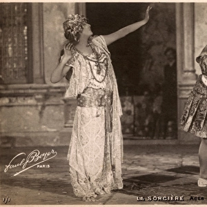 Sarah Bernhardt as Zoraya in La Sorciere