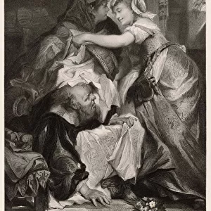 Scene from Shakespeares Merry Wives of Windsor