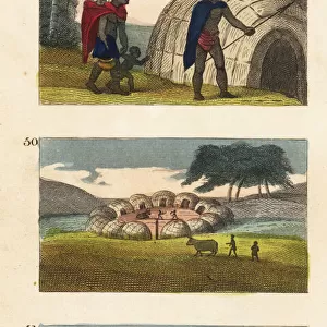 Scenes of the Khoikhoi in South Africa, 1820