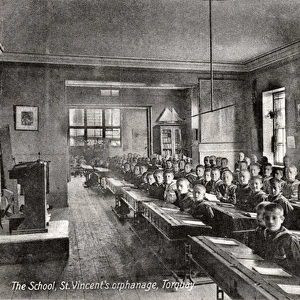 School room at St Vincents Orphanage, Torquay
