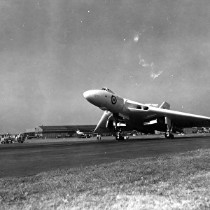 The second prototype Avro Vulcan VX777 at Farnborough