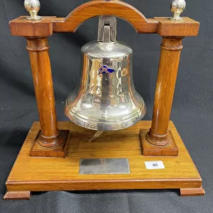 Ship's bell trophy won in 1934 in motor yacht race