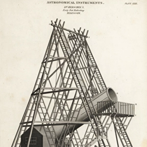 Sir WIlliam Herschels Great Forty-Foot telescope