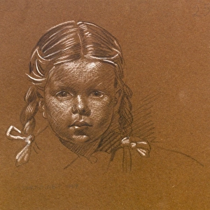 Sketch of a little girl