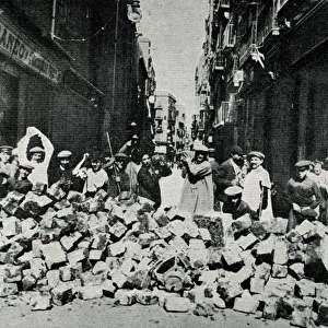 SPAIN. Barcelona. Spain (1909). Tragic Week in