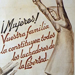 Spanish Civil War (1936-1939). Mujeres libres