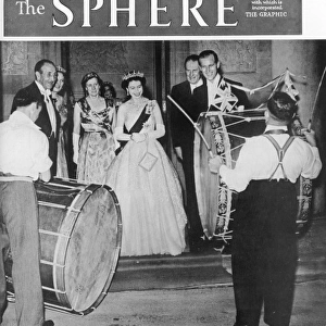 The Sphere front cover: Queen Elizabeth II