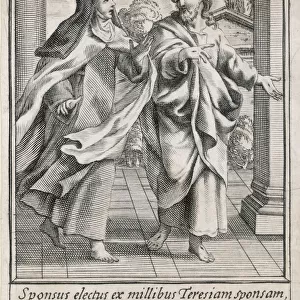 St Teresa with Christ