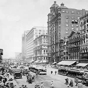 State Street, Chicago, USA, early 1900s