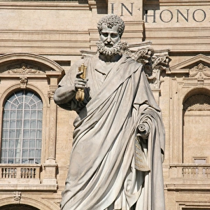 Statue of the Apostle Peter. Vatican City