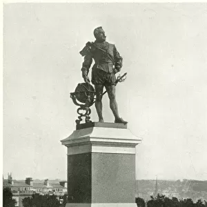 Statue of Sir Francis Drake, Plymouth, Devon