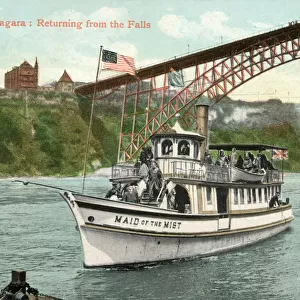 Steamboat Maid of the Mist - Niagara Falls Tourist boat