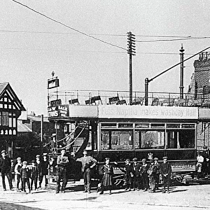 Stockton Heath Victoria Square early 1900s