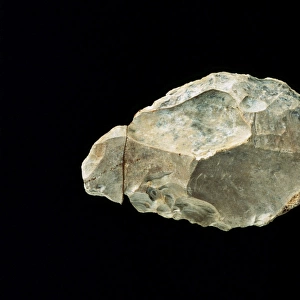 Stone tool. Lower Paleolithic (30. 000 -10. 000 BC). Flint bif