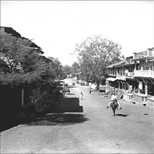 Street scene in Mandu, Madhya Pradesh, Central India