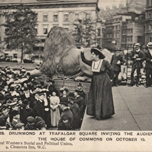 Suffragette Flora Drummond Trafalgar Square