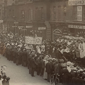Suffragette March to Hyde Park 1908