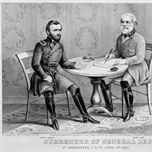 Surrender of General Lee - at Appomattox, C. H. Va. April 9th