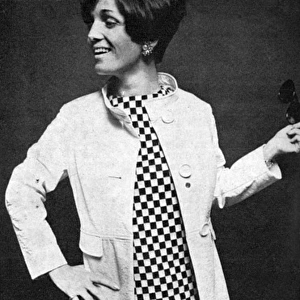Susie Bisco in 1960s fashions