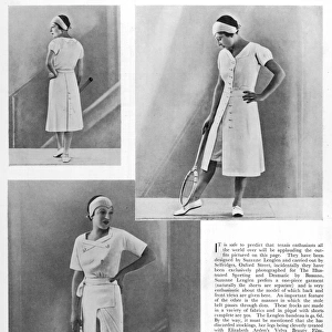 Suzanne Lenglens Tennis Outfits for Selfridges