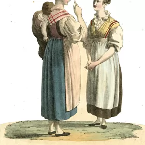 Swiss peasant women, Canton d Uri