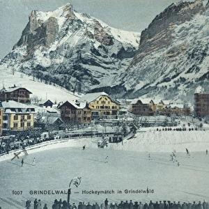 Switzerland - Hockey Match at Grindelwald