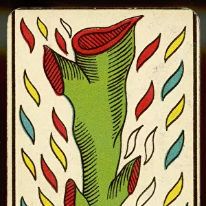 Tarot Card - As de Baton (Ace of Clubs)