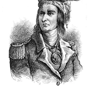 Tecumseh, Native American chief of the Shawnee tribe