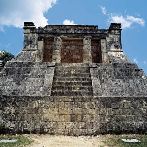 Temple of the Jaguars. 10th-12th c. MEXICO. YUCATN