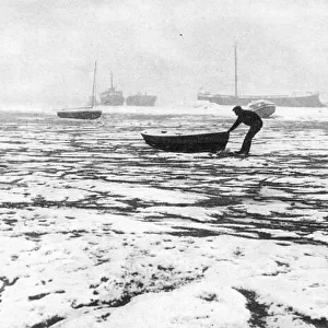 Thames Estuary during the winter of 1947