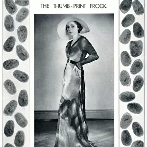 The Thumb print frock by Peter Russell