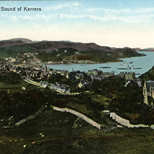 Town & The Sound of Kerrera, Oban, Argyllshire