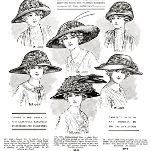 Trade catalogue of womens hats 1911