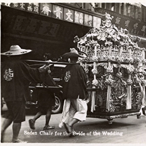 Traditional Sedan Chair for a Bride - Chinese Wedding, China