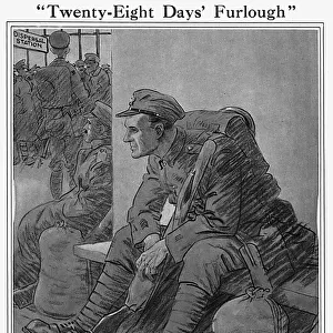 Twenty-eight days furlough by Alfred Leete